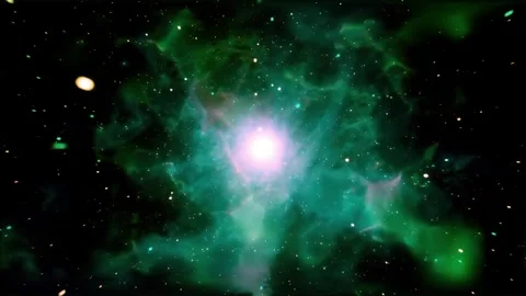 Space galaxy nebula cosmos abstract motion background Stock Footage 340444133