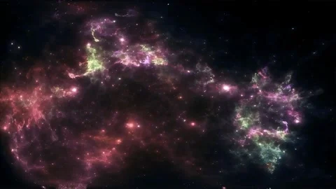 Space galaxy nebula cosmos abstract motion background Stock Footage 340444135