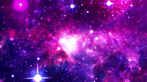 Space galaxy nebula cosmos abstract motion background Stock Footage 340444199