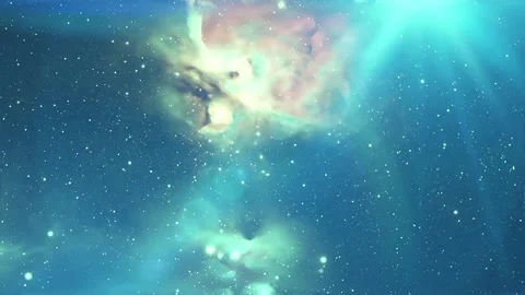 Space galaxy nebula cosmos abstract motion background Stock Footage 340444257