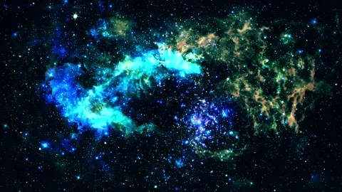Space galaxy nebula cosmos abstract motion background Stock Footage 340446452