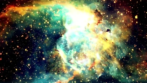 Space galaxy nebula cosmos abstract motion background Stock Footage 340446454