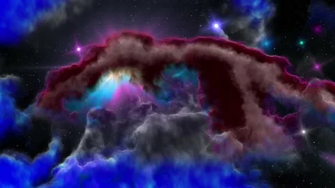 Space Galaxy Nebula Stock Footage 156647603