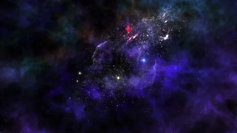 Space Galaxy Nebula Stock Footage 156647882