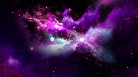Space Galaxy Nebula Stock Footage 156647973