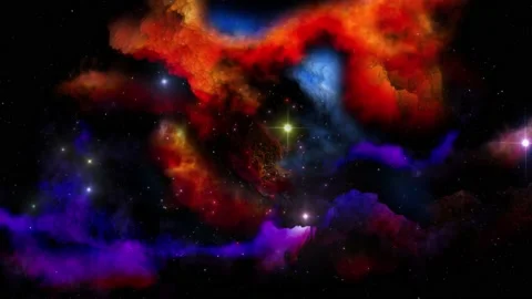 Space Galaxy Nebula Stock Footage 156648021