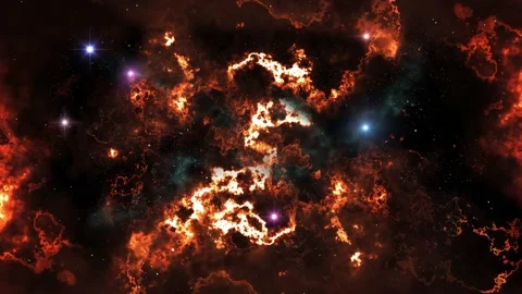 Space Galaxy Nebula Stock Footage 156648091