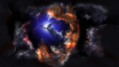 Space Galaxy Nebula Stock Footage 156648254