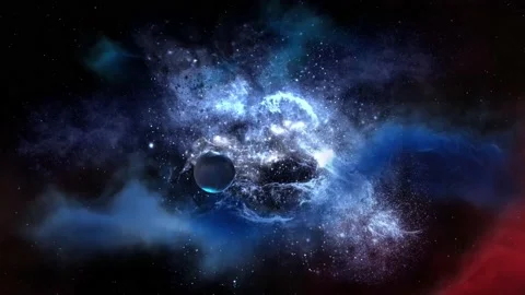 Space Galaxy Nebula Stock Footage 156648492
