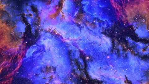 Space Galaxy Nebula Star Motion Background Stock Footage 166844432