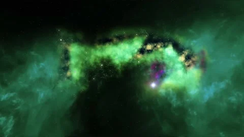 Space Galaxy Nebula Star Motion Background Stock Footage 166844675