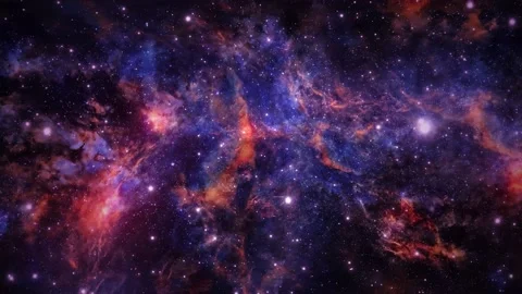 Space Galaxy Nebula Star Motion Background Stock-Footage 166844740