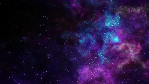 Space Galaxy Nebula Star Motion Background Stock Footage 166844757