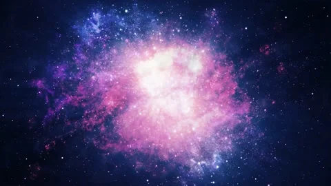 Space Galaxy Nebula Star Motion Background Stock Footage 166844803