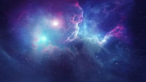 Space Galaxy Nebula Star Motion Background Stock Footage 166844812