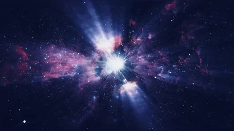 Space Galaxy Nebula Star Motion Background Stock Footage 166845151