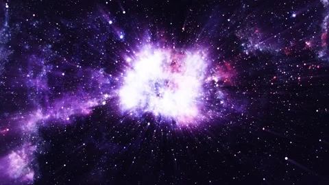 Space Galaxy Nebula Star Motion Background Stock Footage 166845508