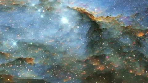 Space Galaxy Nebula Star Motion Background Stock-Footage 166845519