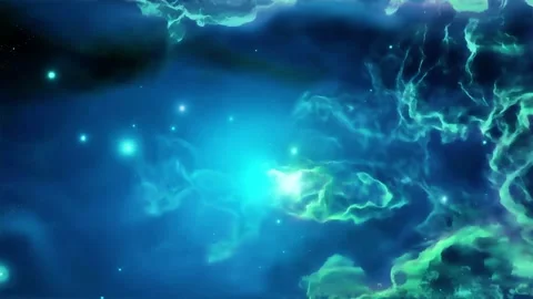 Space galaxy nebula stars motion deep exploration background Stock Footage 340448856