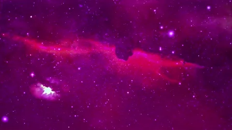 Space galaxy nebula stars motion deep exploration background Stock Footage 340448951