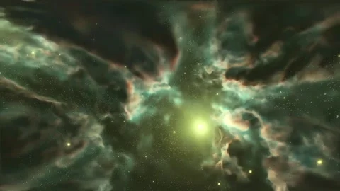Space galaxy nebula stars motion deep exploration background Stock Footage 340449361