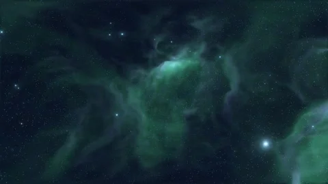 Space galaxy nebula stars motion deep exploration background Stock Footage 340449382