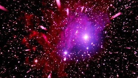 Space galaxy nebula stars motion deep exploration background Stock Footage 340449473