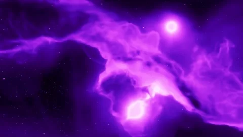 Space galaxy nebula stars motion deep exploration background Stock Footage 340449515