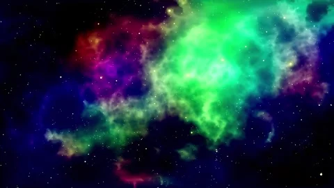 Space galaxy nebula stars motion deep exploration background Stock Footage 340449518