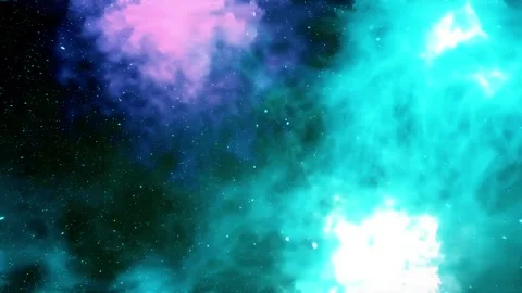 Space galaxy nebula stars motion deep exploration background Stock Footage 340449538