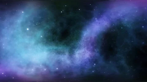 Space galaxy nebula stars motion deep exploration background Stock Footage 340449590