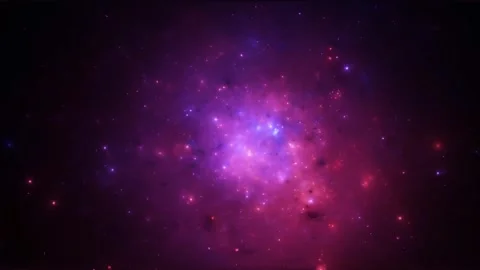 Space galaxy nebula stars motion deep exploration background Stock Footage 340449592