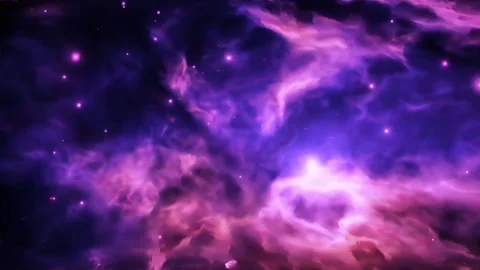 Space galaxy nebula stars motion deep exploration background Stock Footage 340449638