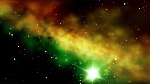 Space galaxy nebula stars motion deep exploration background Stock Footage 340449640