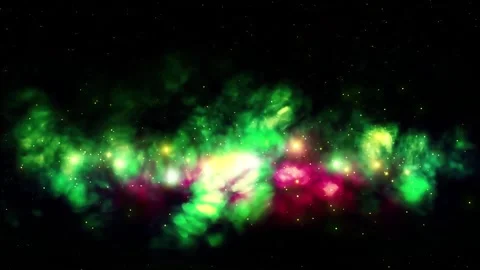 Space galaxy nebula stars motion deep exploration background Stock Footage 340449771