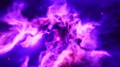 Space galaxy nebula stars motion deep exploration background Stock Footage 340449872
