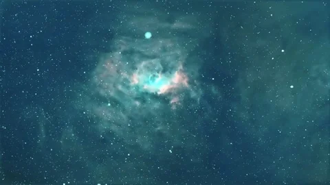 Space galaxy nebula stars motion deep exploration background Stock Footage 340449873