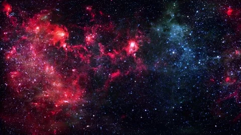 Space galaxy nebula stars motion deep exploration background Stock Footage 340449926