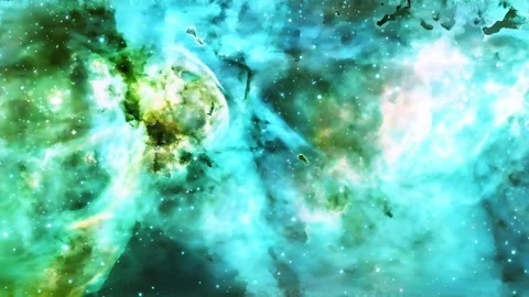 Space galaxy nebula stars motion deep exploration background Stock Footage 340449928
