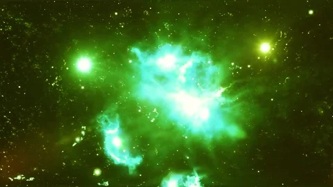 Space galaxy nebula stars motion deep exploration background Stock Footage 340450020