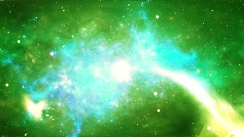 Space galaxy nebula stars motion deep exploration background Stock Footage 340450021