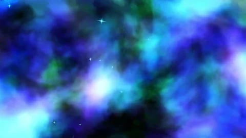 Space galaxy nebula stars motion deep exploration background Stock Footage 340450463