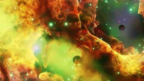 Space galaxy nebula stars motion deep exploration background Stock Footage 340450720