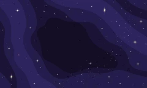 Space galaxy. Outer star background. Cute dream universe with planets and s.. イラスト素材
