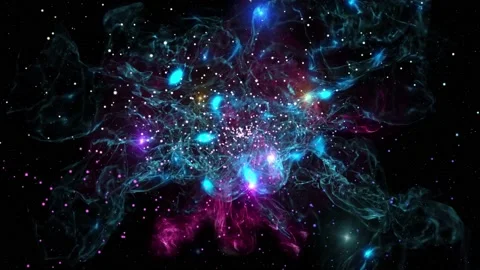 Space Galaxy Particle Stock Footage 156648629