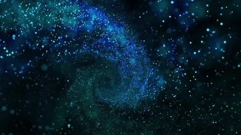 Space Galaxy Particles Stock Footage 156646945