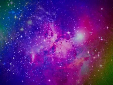 Space of galaxy Stock Photos