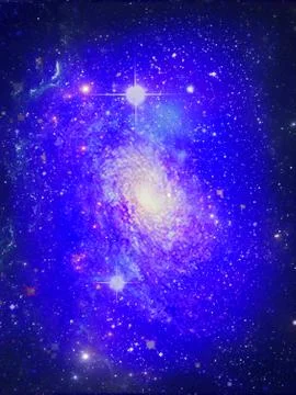 Space of galaxy 스톡 사진