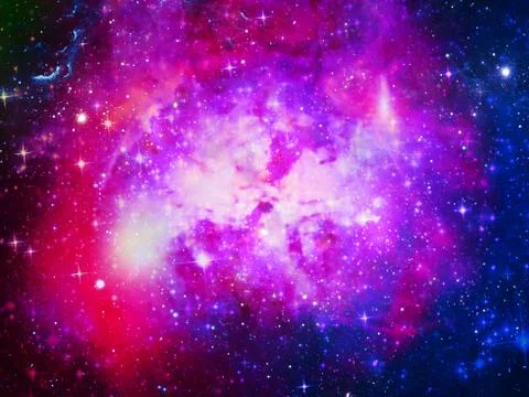 Space of galaxy Stock Photos