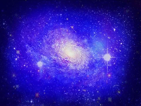 Space of galaxy Stock Photos